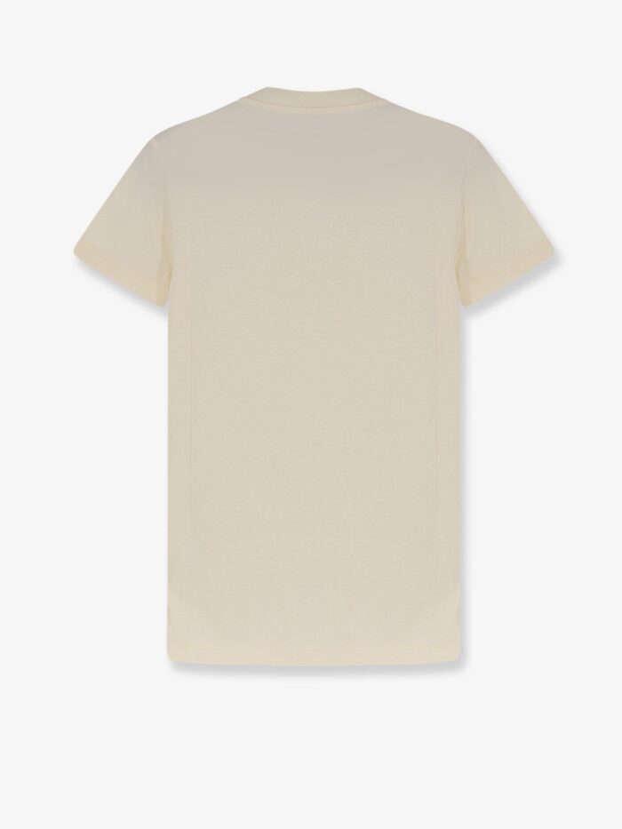 Moncler Cotton T-shirt With Flocked Logo On The Front