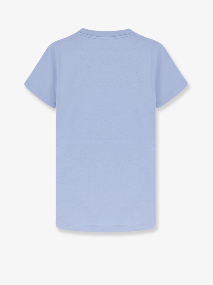 Moncler Cotton T-shirt With Flocked Logo On The Front