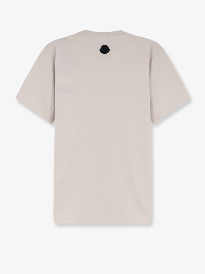 Moncler Cotton T-shirt With Front Logo Patch