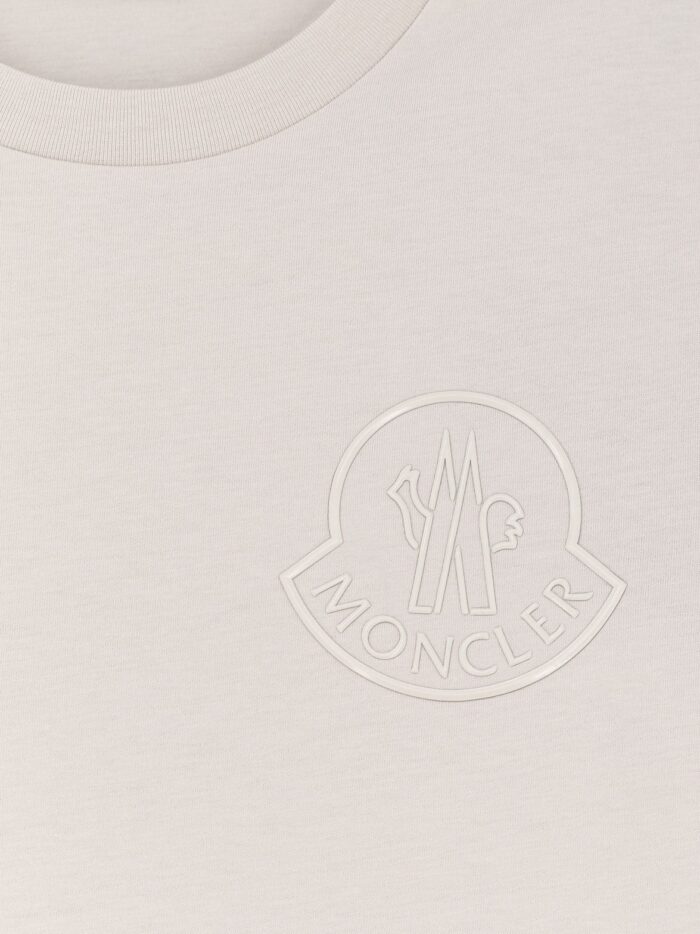Moncler Cotton T-shirt With Front Logo Patch