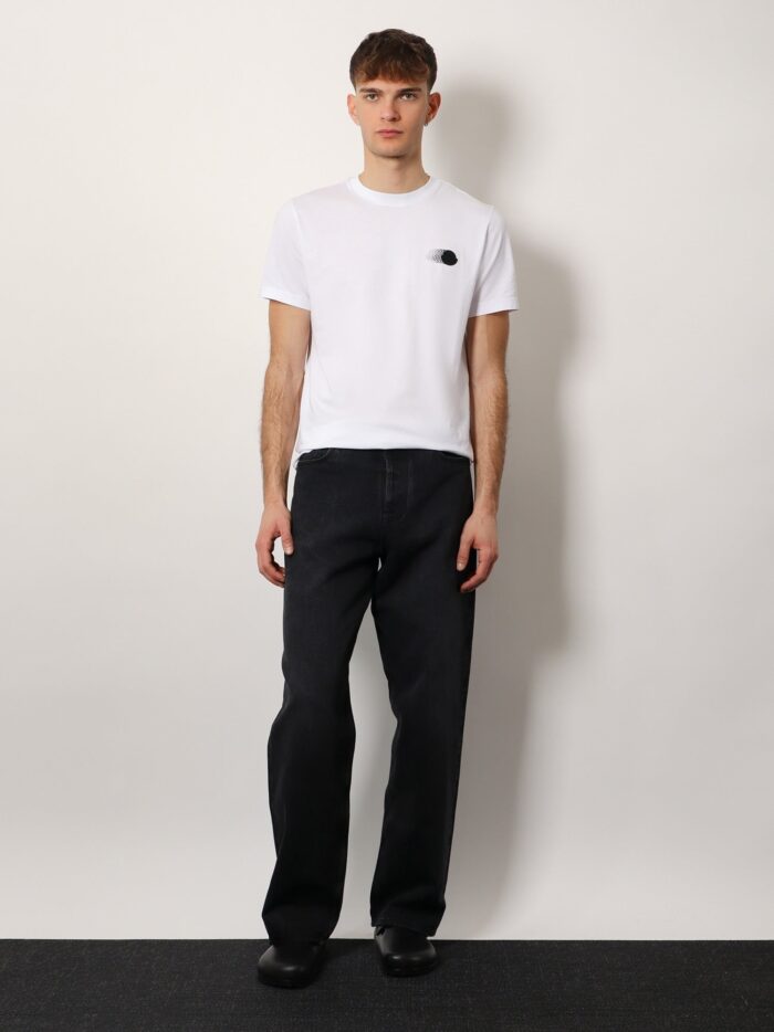 Moncler Cotton T-shirt With Frontal Logo