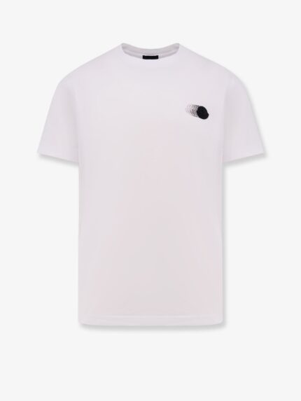 Moncler Cotton T-shirt With Frontal Logo
