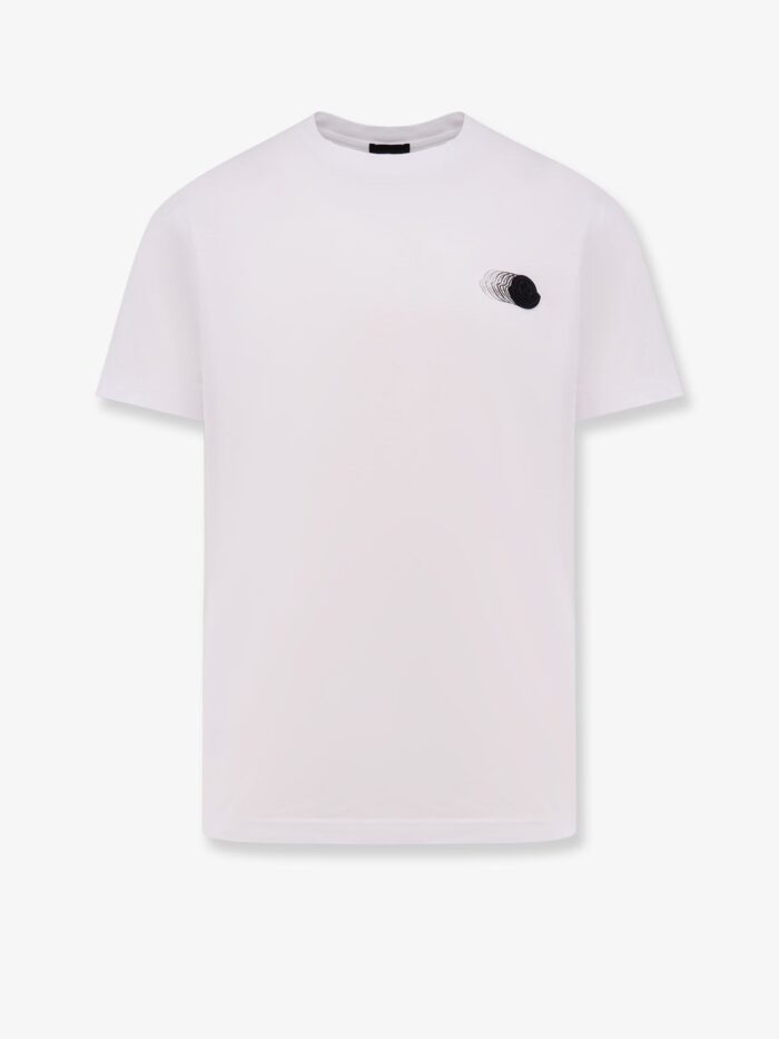 Moncler Cotton T-shirt With Frontal Logo