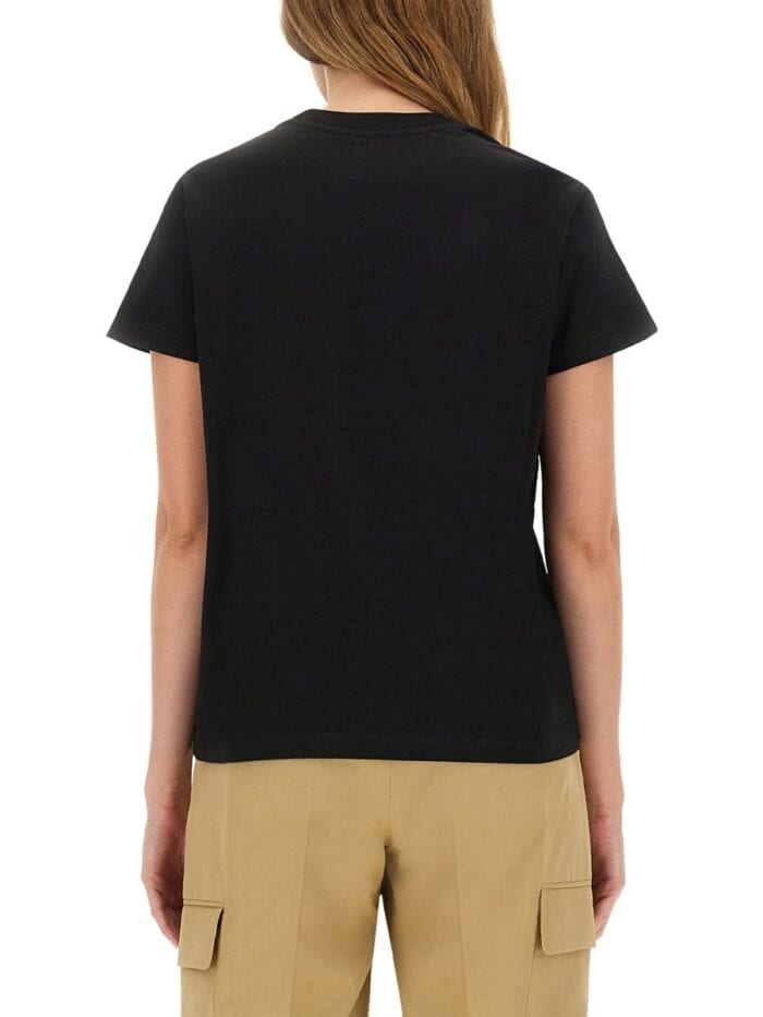 moncler cotton t shirt with logo Moncler COTTON T-SHIRT WITH LOGO