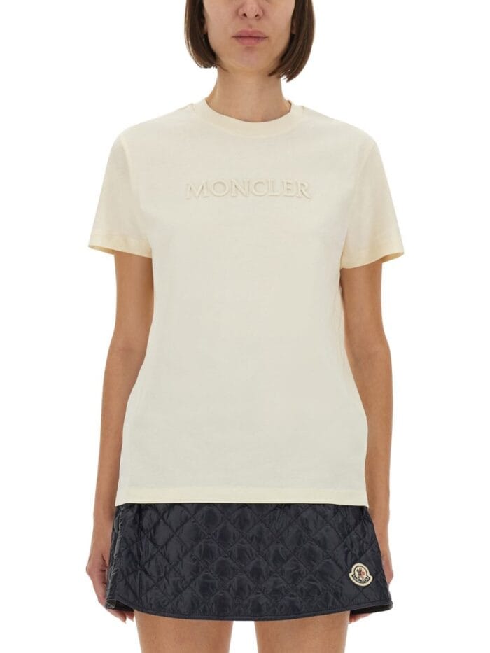 Moncler COTTON T-SHIRT WITH LOGO