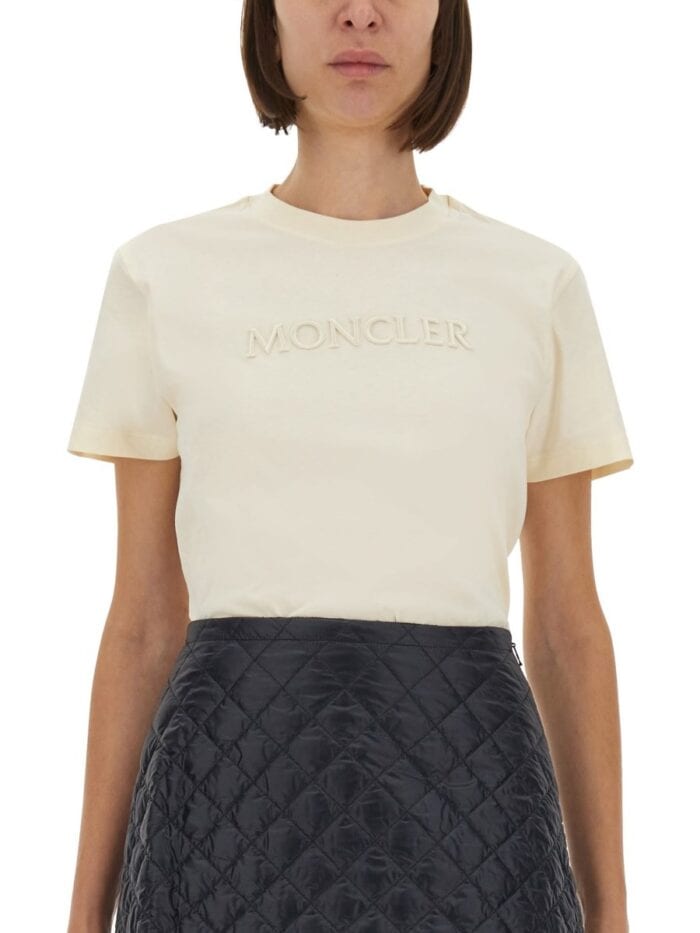 Moncler COTTON T-SHIRT WITH LOGO