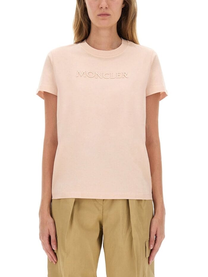 Moncler COTTON T-SHIRT WITH LOGO
