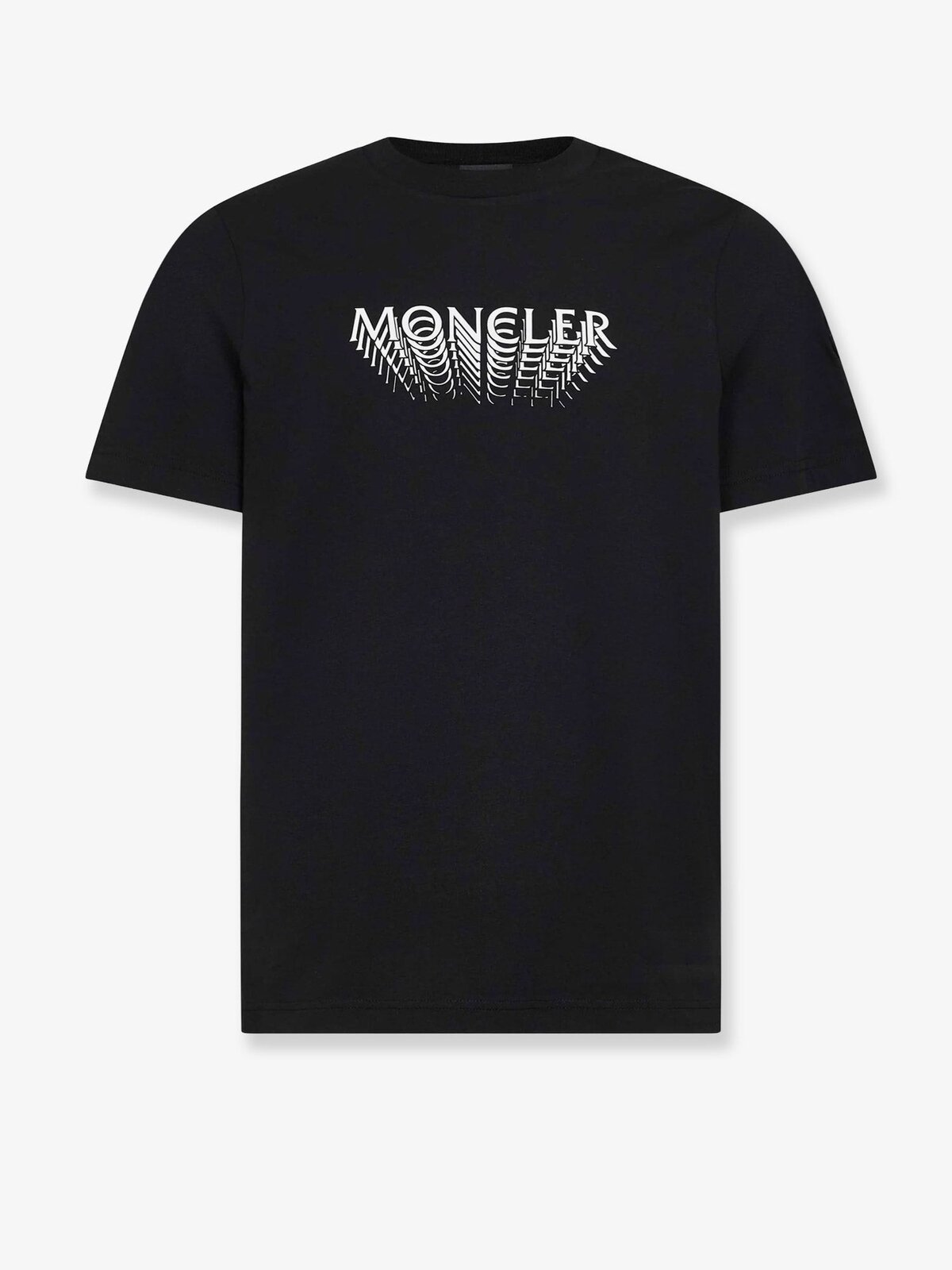 Moncler Cotton T-shirt With Printed Logo On The Front