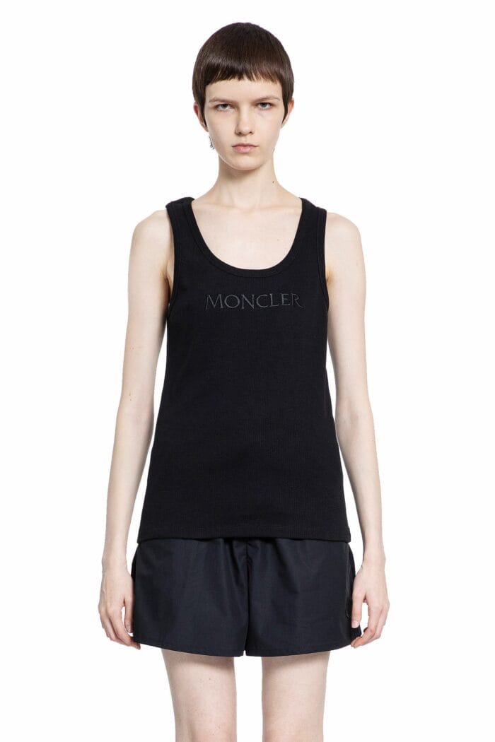 MONCLER Embroidered Logo Tank Top