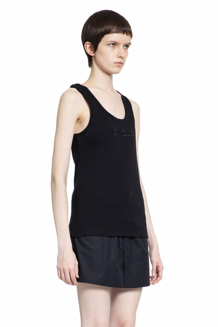 MONCLER Embroidered Logo Tank Top