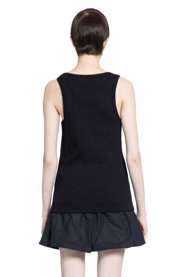 MONCLER Embroidered Logo Tank Top