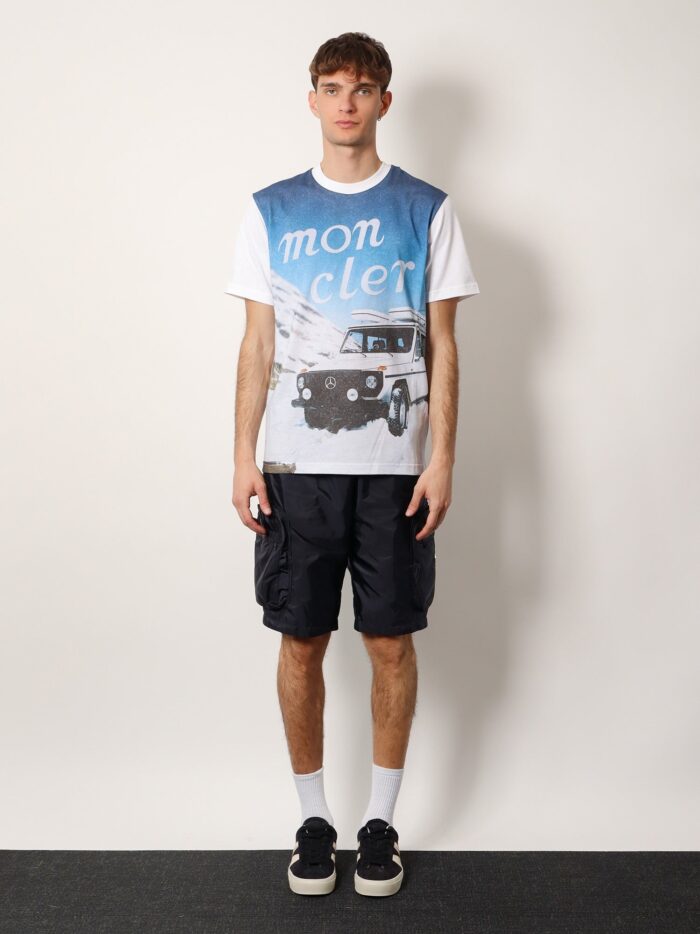 MONCLER GENIUS 3 Moncler Mercedes-Benz Designed By Nigoldeneye Cotton T-shirt