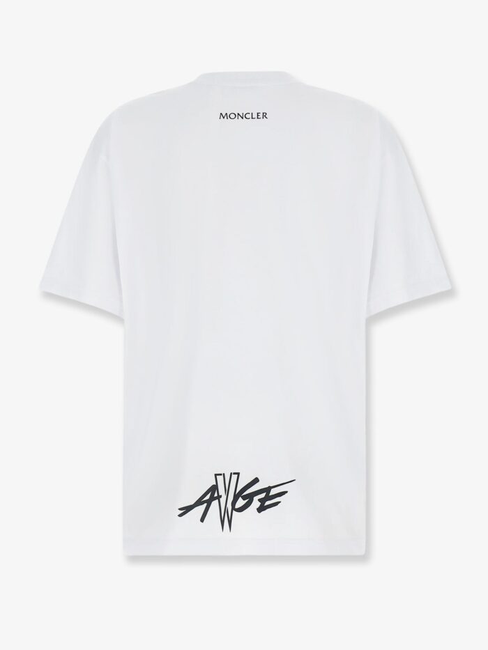 MONCLER GENIUS Cotton T-shirt With Logo Patch On The Front