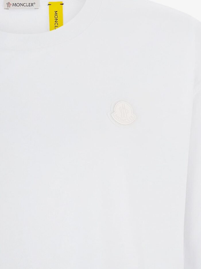 MONCLER GENIUS Cotton T-shirt With Logo Patch On The Front