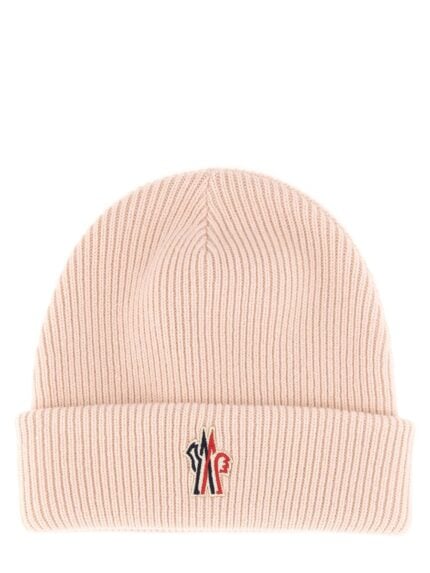 MONCLER GRENOBLE BEANIE HAT WITH LOGO
