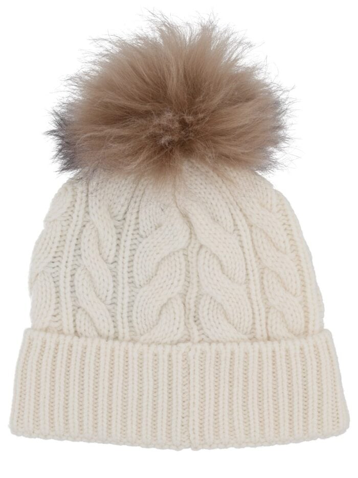 MONCLER GRENOBLE BEANIE WITH POM-POM