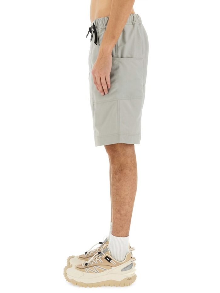 MONCLER GRENOBLE BELTED BERMUDA SHORTS