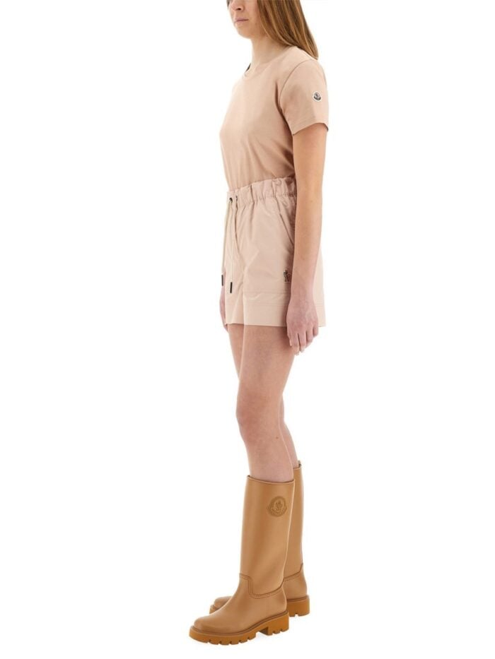 MONCLER GRENOBLE COTTON GABARDINE SHORTS