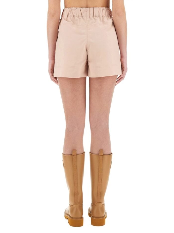 MONCLER GRENOBLE COTTON GABARDINE SHORTS