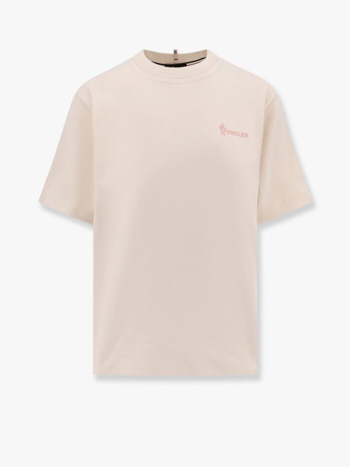 MONCLER GRENOBLE Cotton T-shirt With Frontal Logo