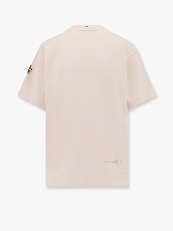 MONCLER GRENOBLE Cotton T-shirt With Frontal Logo