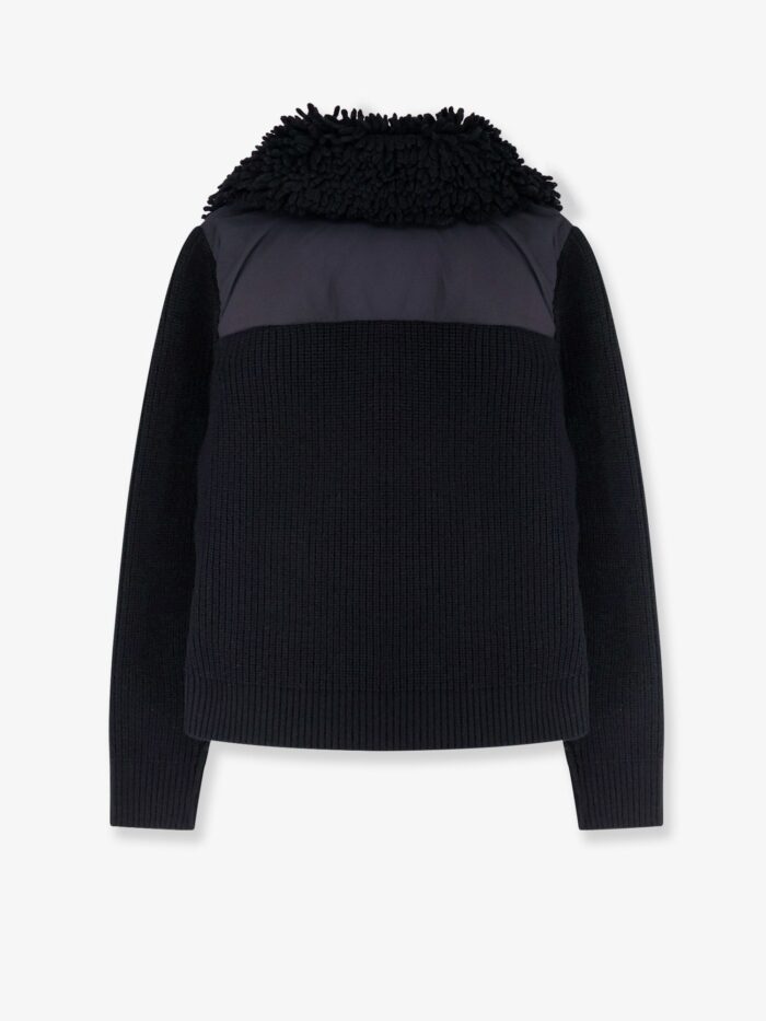 moncler grenoble down jacket with wool inserts MONCLER GRENOBLE Down Jacket With Wool Inserts