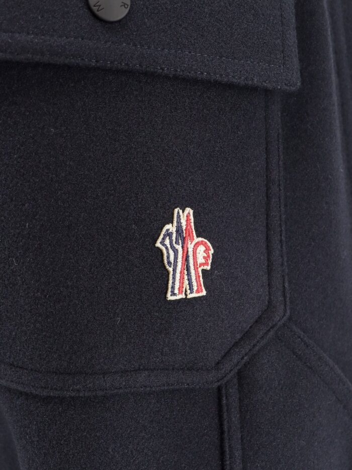 moncler grenoble interlock trousers with embossed logo MONCLER GRENOBLE Interlock Trousers With Embossed Logo