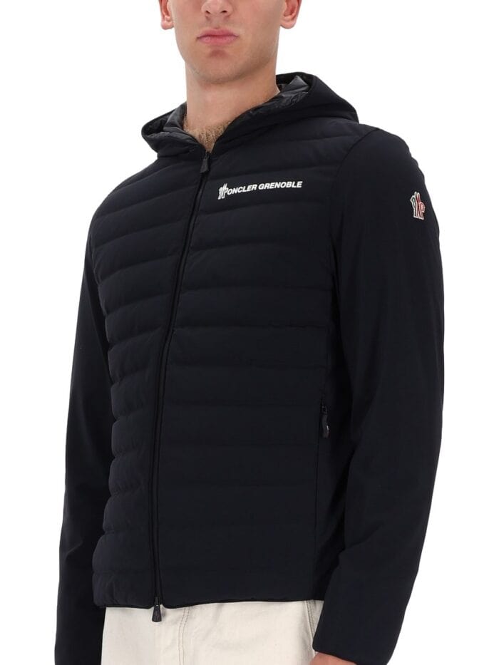 MONCLER GRENOBLE JACKET WITH ZIPPER AND HOOD