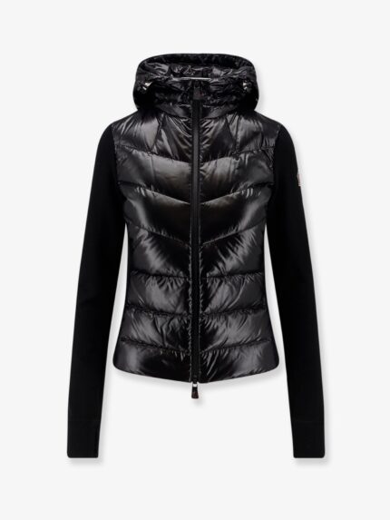 MONCLER GRENOBLE Nylon Down Jacket With Fleece Inserts