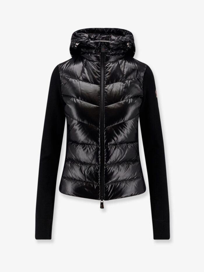 MONCLER GRENOBLE Nylon Down Jacket With Fleece Inserts