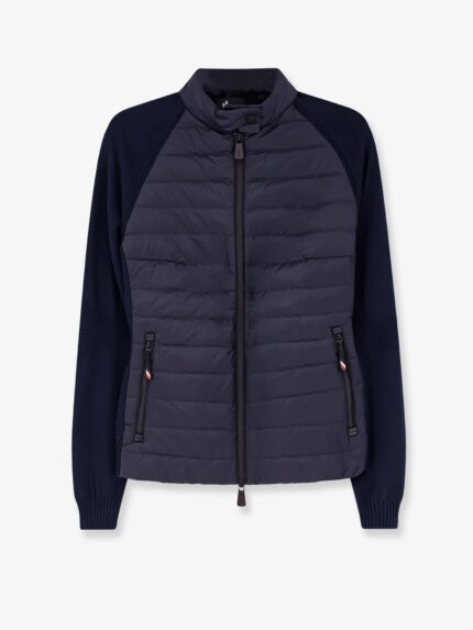 MONCLER GRENOBLE Padded Stretch Viscose Blend Cardigan