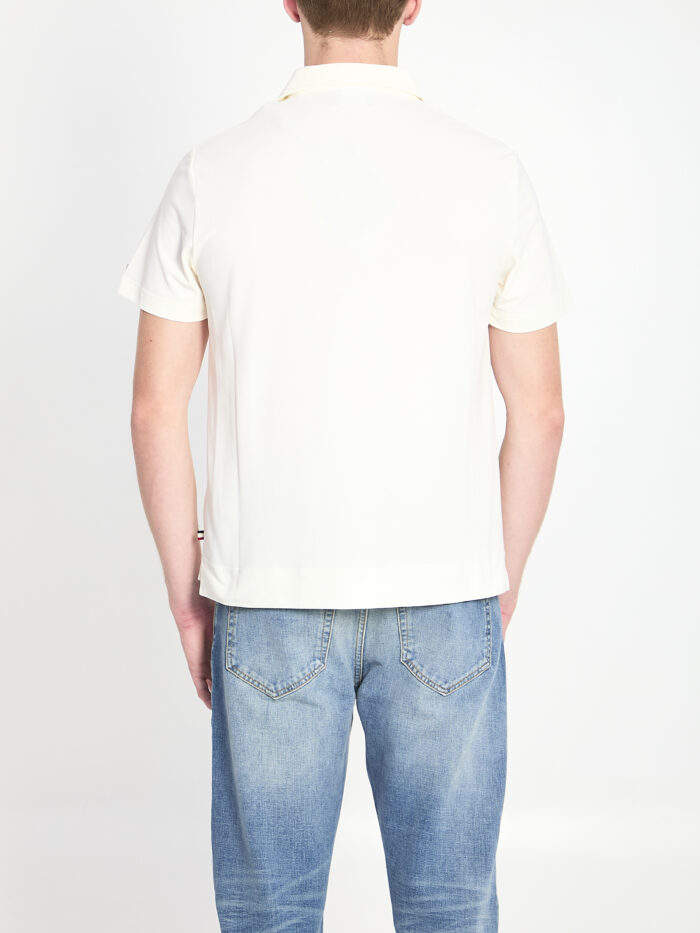 Moncler Grenoble Polo shirt in nylon piqué