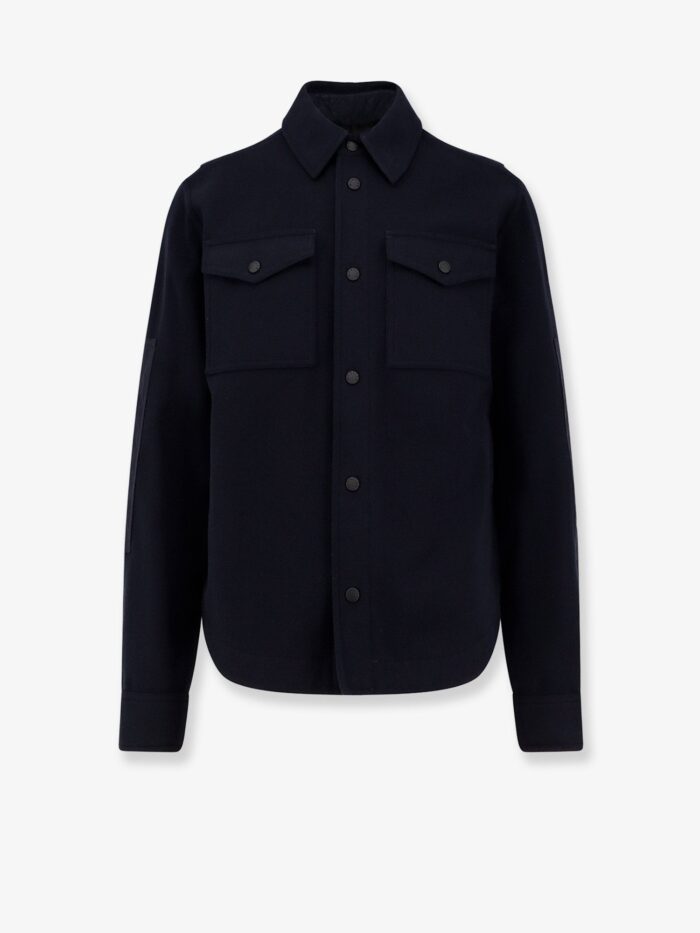MONCLER GRENOBLE Shirt/Jacket With Iconic Logo Patch