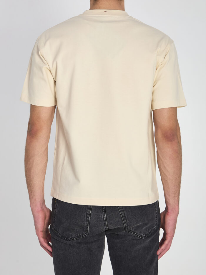 Moncler Grenoble T-shirt with a denim pocket
