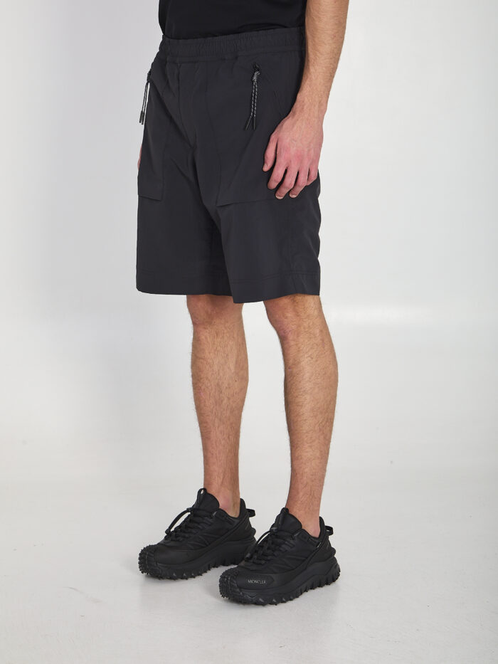 Moncler Grenoble Technical crinkle shorts