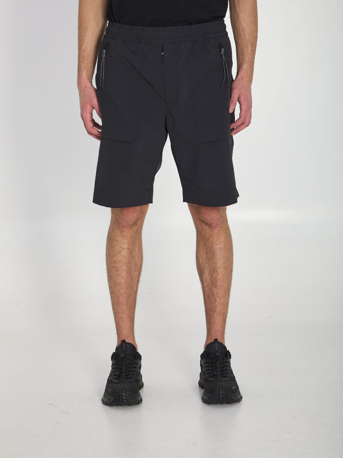 Moncler Grenoble Technical crinkle shorts
