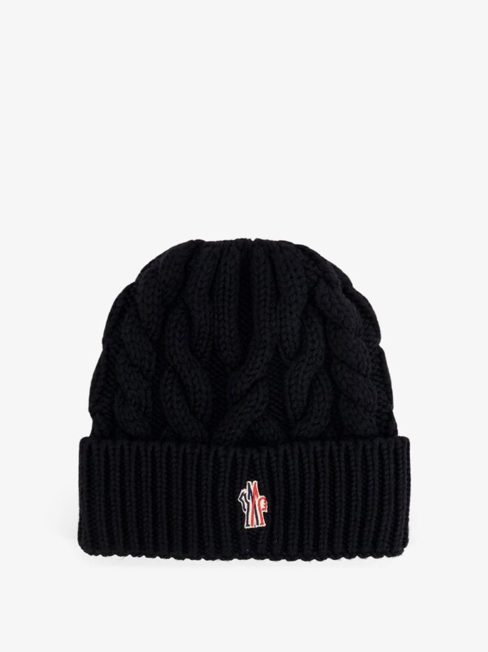 MONCLER GRENOBLE Virgin Wool Beanie Hat