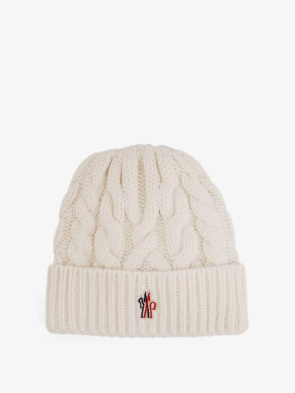 MONCLER GRENOBLE Virgin Wool Beanie Hat