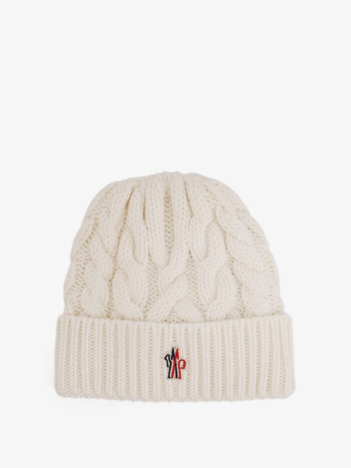 MONCLER GRENOBLE Virgin Wool Beanie Hat