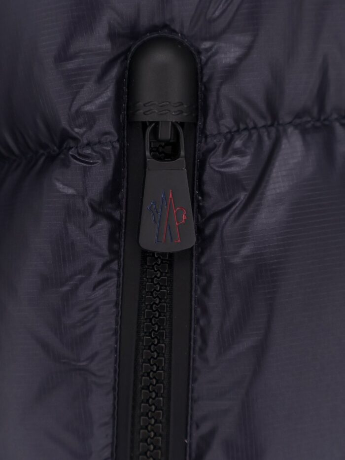 moncler grenoble wool blend jacket with logo detail MONCLER GRENOBLE Wool Blend Jacket With Logo Detail