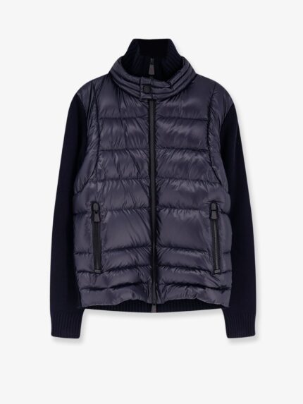 MONCLER GRENOBLE Wool Blend Jacket With Logo Detail