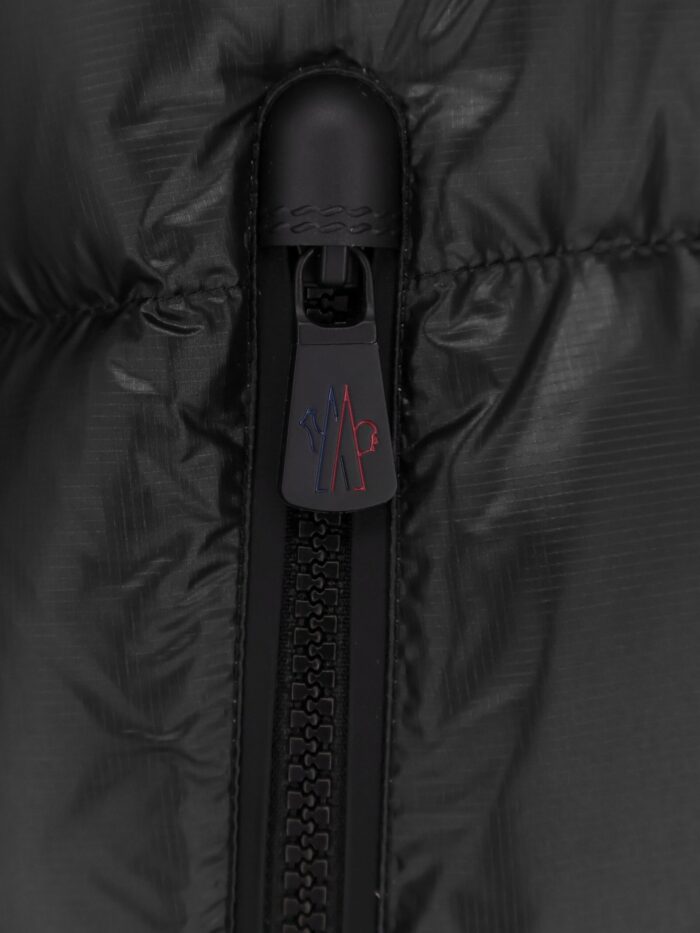 moncler grenoble wool blend jacket with logo detail MONCLER GRENOBLE Wool Blend Jacket With Logo Detail
