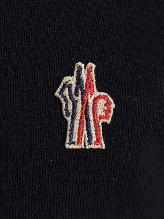 MONCLER GRENOBLE Wool Turtleneck Sweater With Nylon Inserts