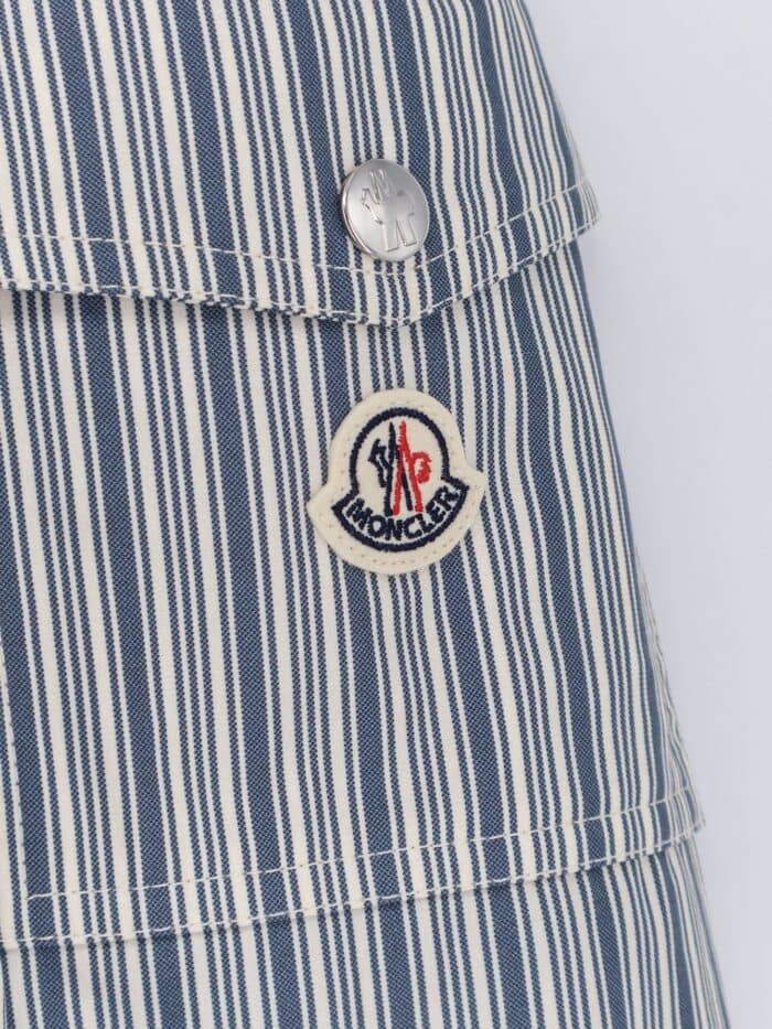 Moncler Havas Striped Cotton Jacket