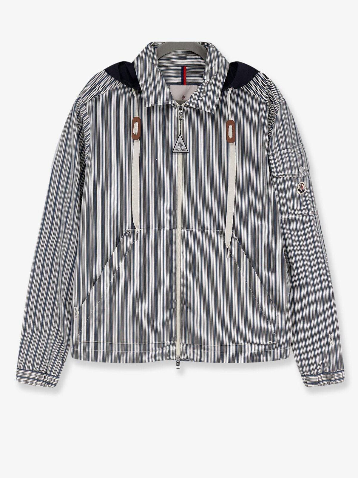 Moncler Havas Striped Cotton Jacket