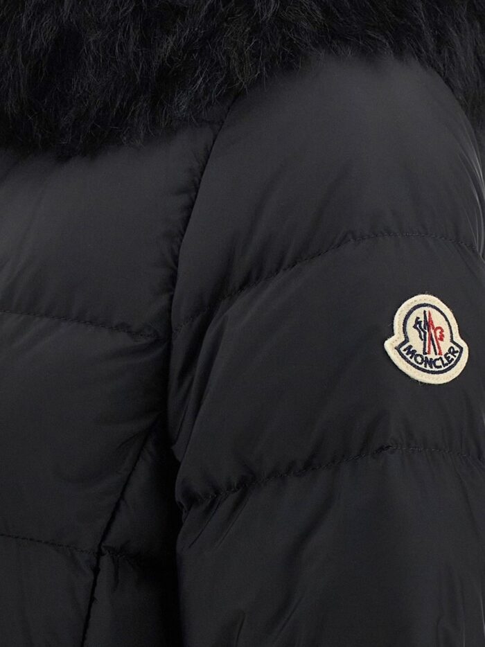 Moncler Khloesse Nylon Long Down Jacket