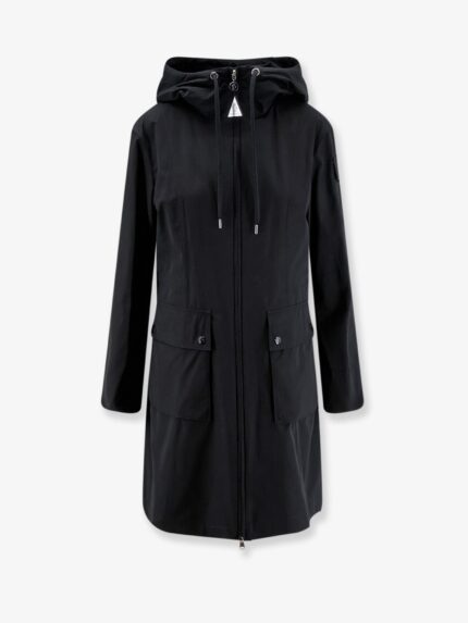 Moncler Laerte Cotton Blend Long Jacket
