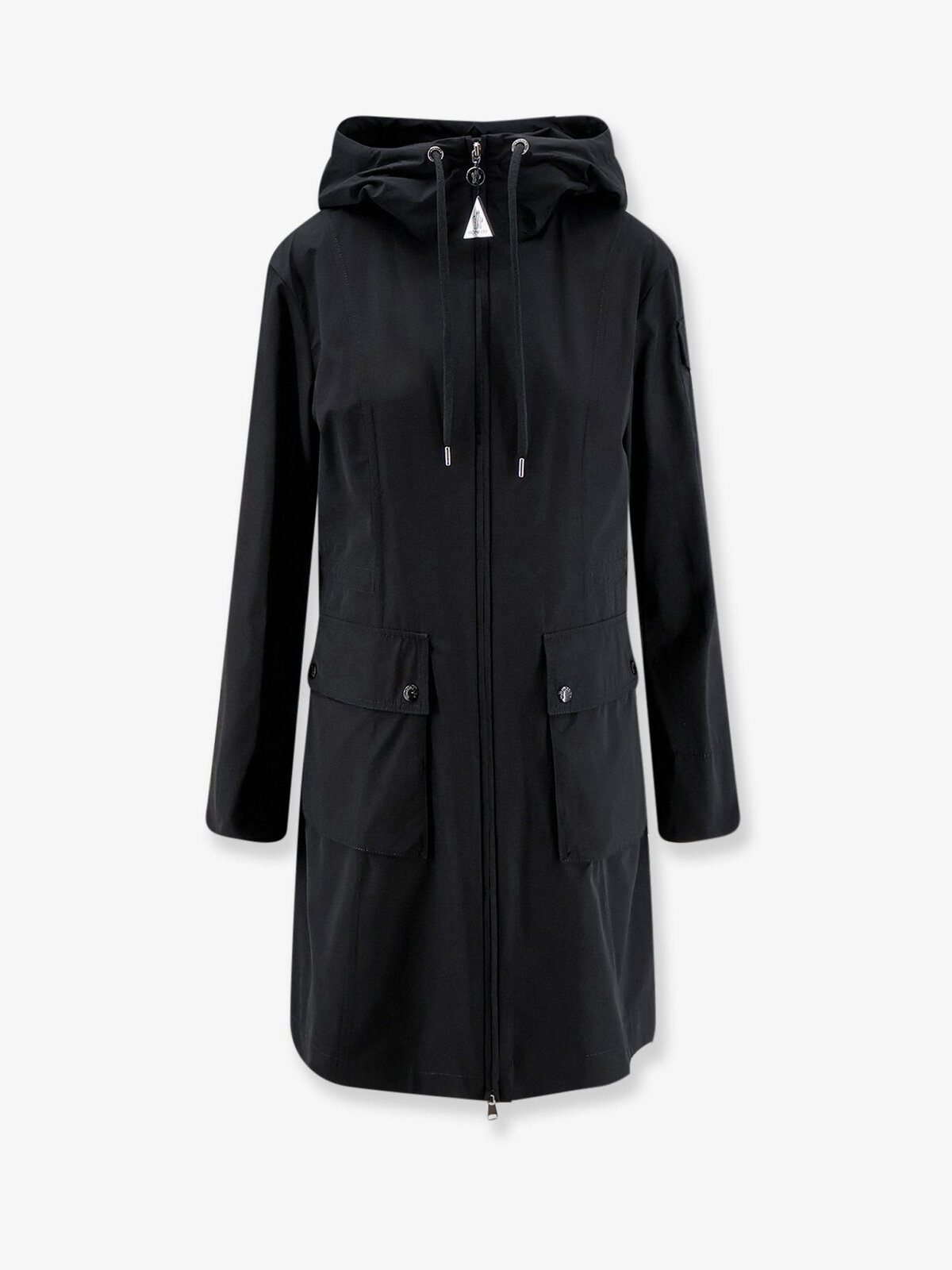 Moncler Laerte Cotton Blend Long Jacket