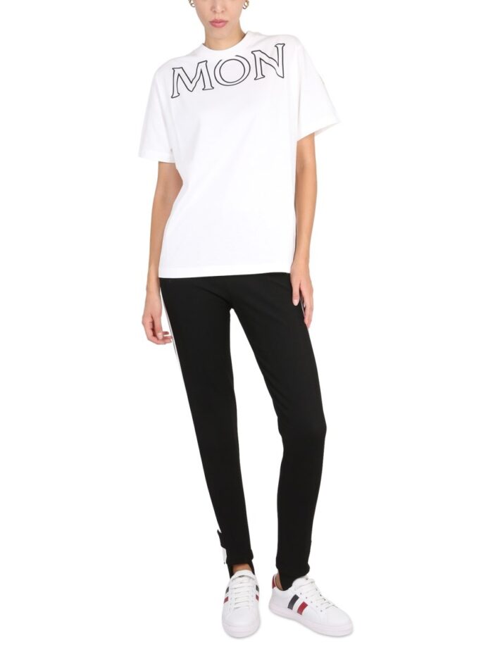 Moncler LEGGINGS CON PATCH LOGO