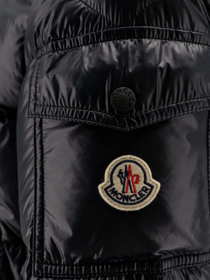 Moncler Levitha Down Jacket With Iconic Patch